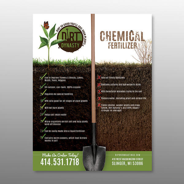 Dirt Dynasty Handout - Back Milwaukee Handout Design