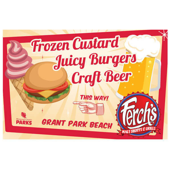 Ferch's Malt Shoppe & Grille Grant Park Sign