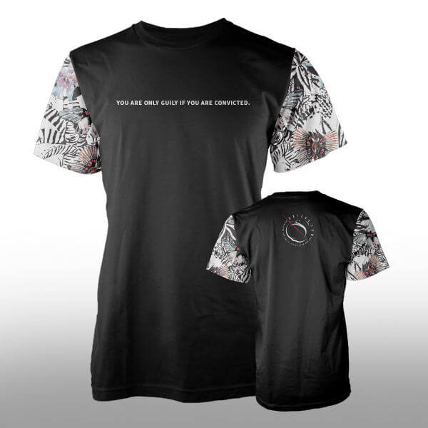 Grieve Law T-Shirt Design with Logo & You Are Only Guilty If You Are Convicted T-Shirt Design Grieve Law T-Shirt Design