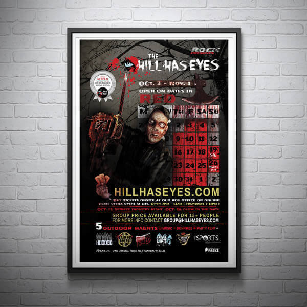 The Hill Has Eyes Poster #2 Haunted House Movie Poster