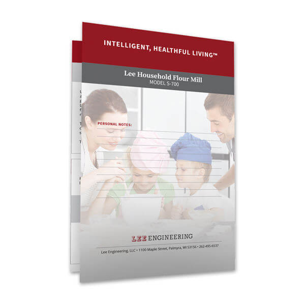 Lee Engineering Flour Mill Manual Cover