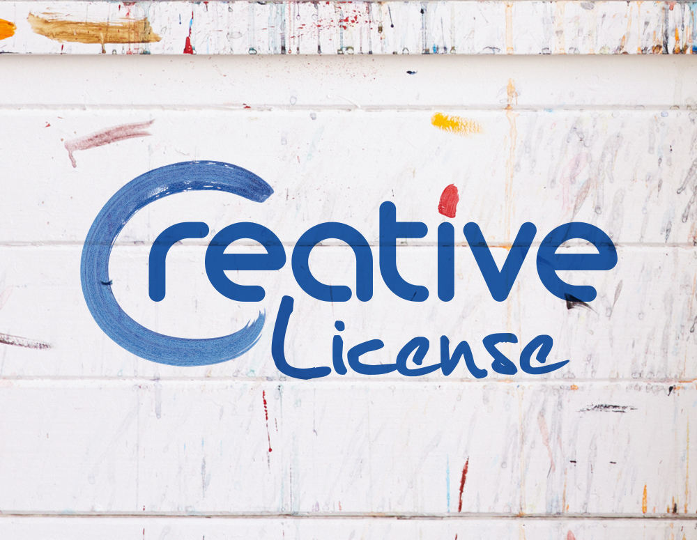 Creative License Logo Creative License Logo Design