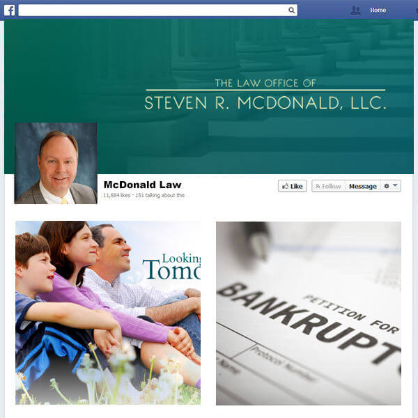 McDonald Law Office Facebook Custom Social Media Design