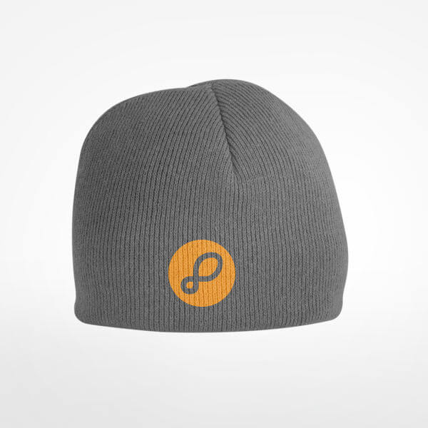 Orange Shoe Beanie Orange Shoe Beanie with trainer shoe design
