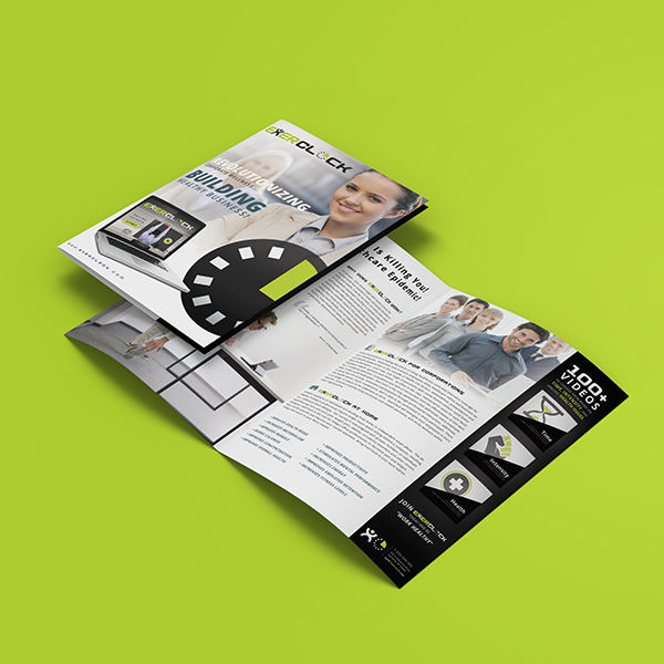 Exerclock Brochure Design