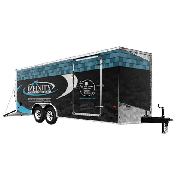 Infinity Exteriors, LLC Trailer Wrap Infinity Exteriors, LLC Trailer Wrap Side View