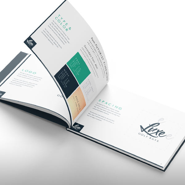 Luxe Golf Bays Brand Guideline Book 1st Alternate