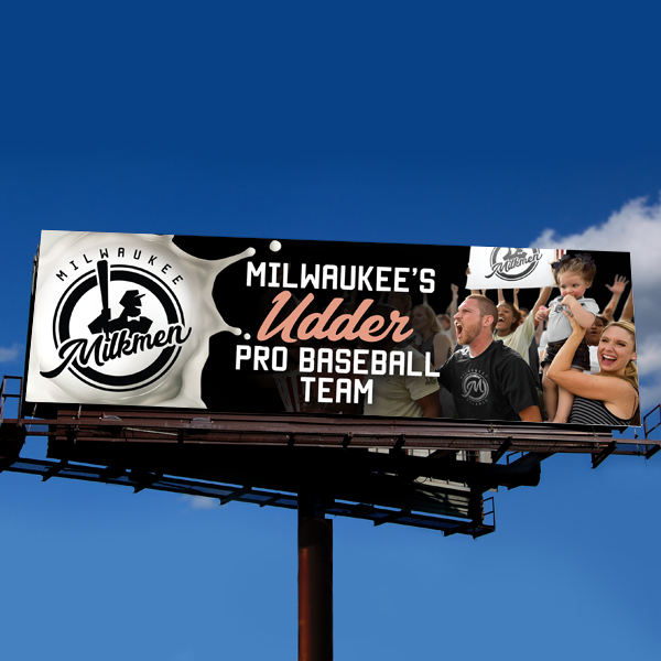 Milwaukee Milkmen Billboard