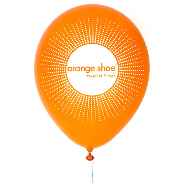 Orange Shoe Balloon