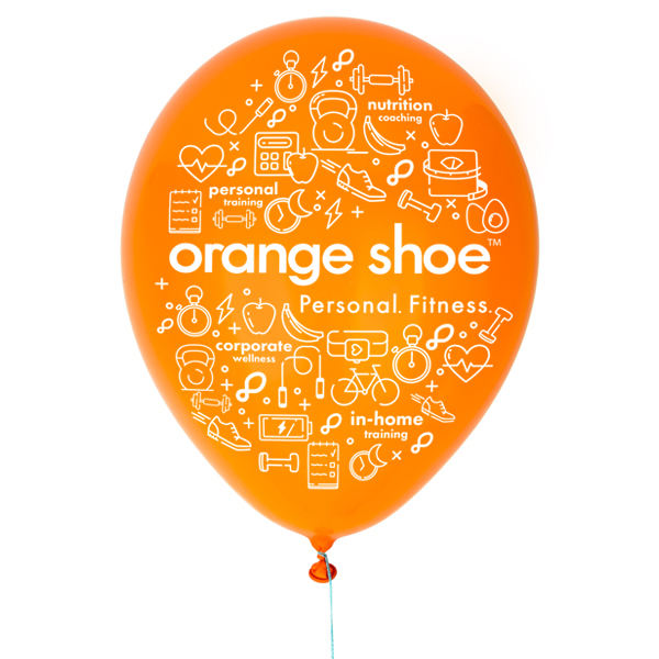 Orange Shoe Balloon
