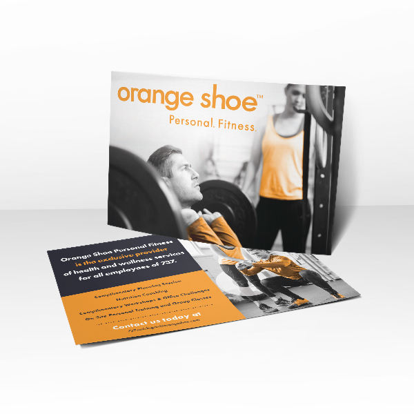 Orange Shoe Postcard