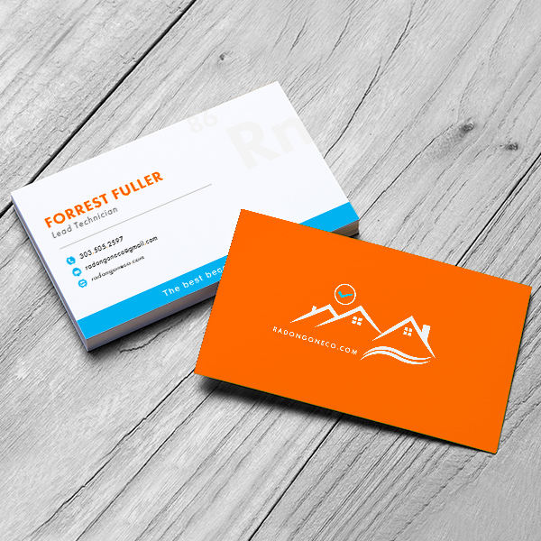 Radon Gone LLC Buisness Card Alt 1