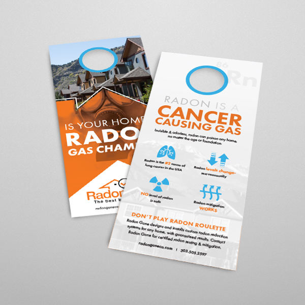 Radon Gone LLC Door Hanger