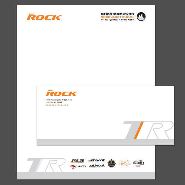The Rock Complex Stationery Paper Custom Stationery Design