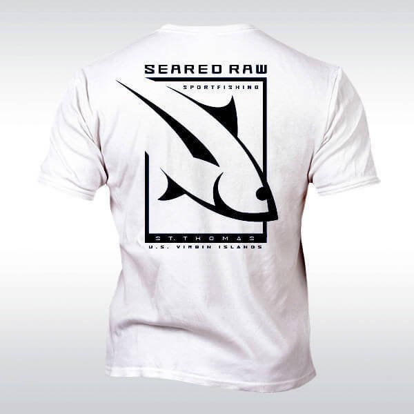 Seared Raw White Front Personalized Apparel Design