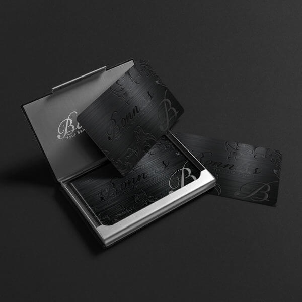 Sleek loyalty cards for Dr. Bonness