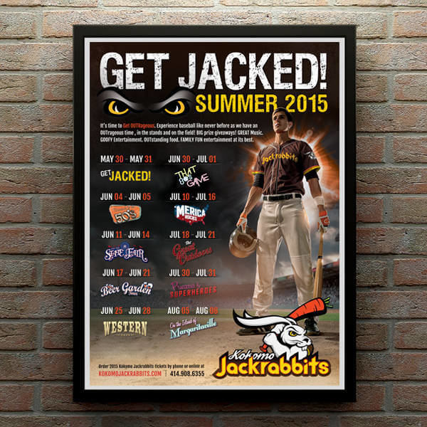 Custom Baseball Poster Design