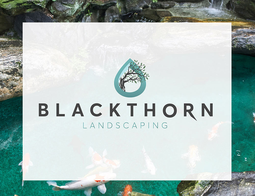 Blackthorn Landscaping Logo Design