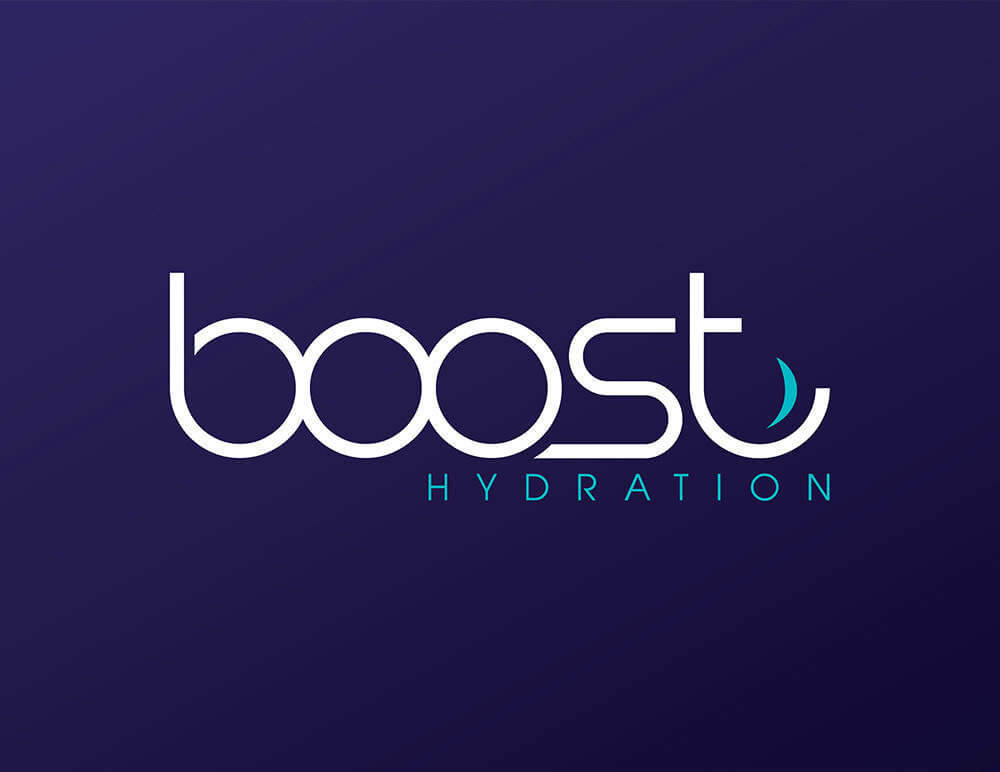 Boost Hydration Logo Design - IV Therapy in Costa Mesa, CA