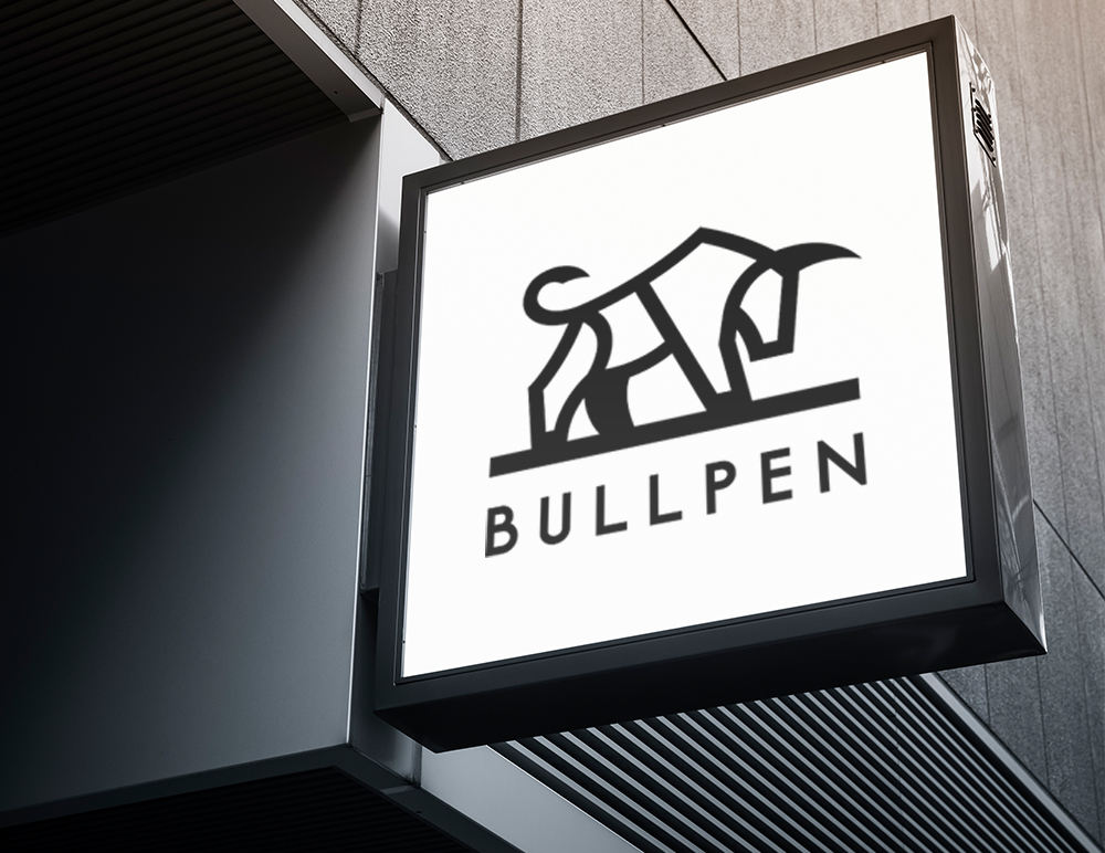The Bulllpen Logo Design