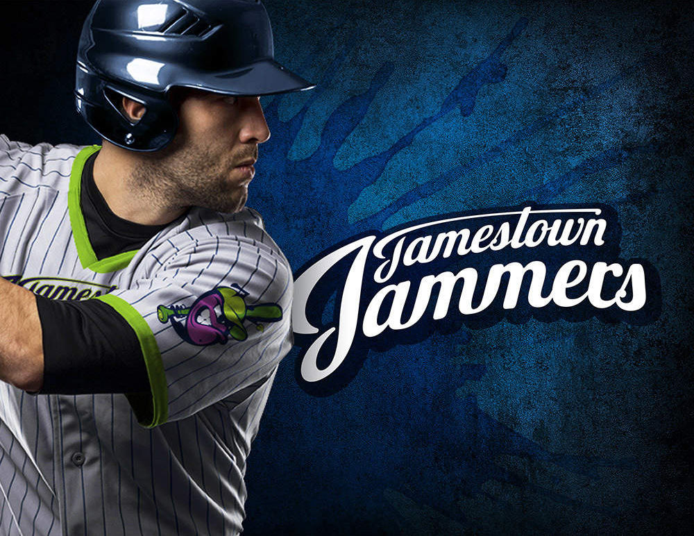Jamestown Jammers Logo Design - New York Baseball Team