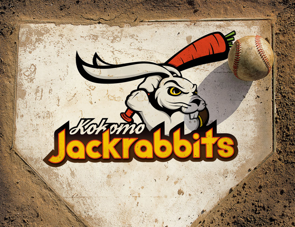 Kokomo Jackrabbits 5 Year Anniversary Logo Design