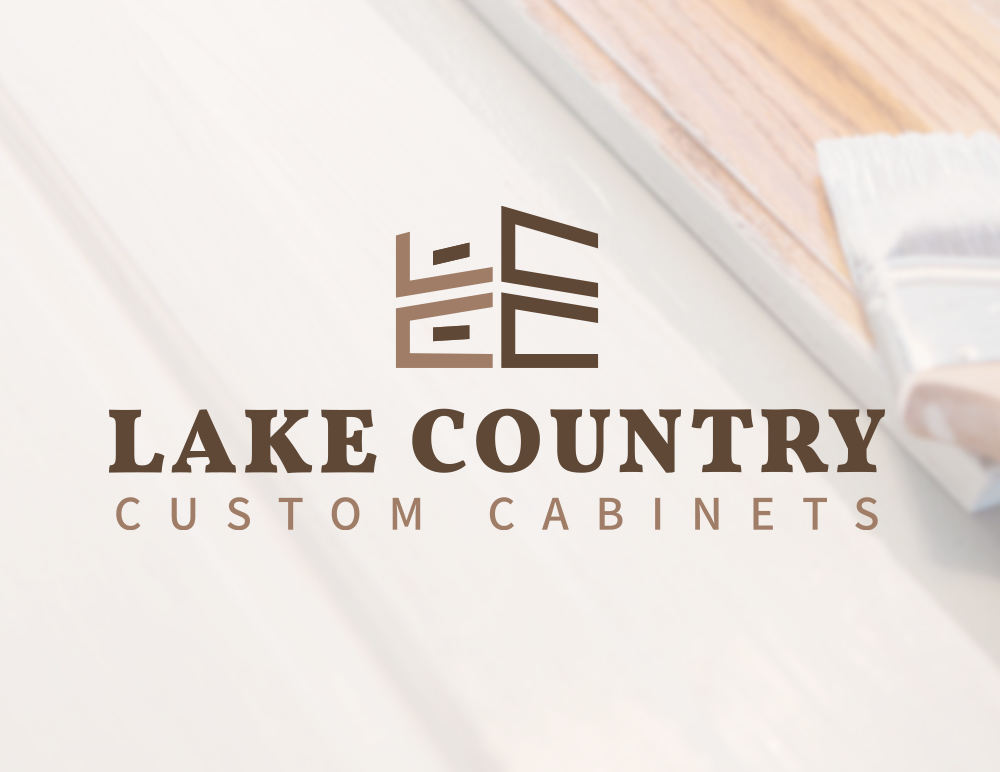 Lake Country Custom Cabinets Logo Design
