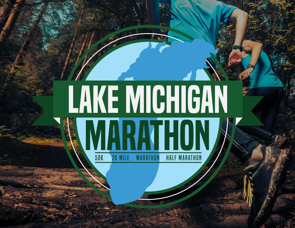 Lake Michigan Marathon Logo Creative Genius Marketing