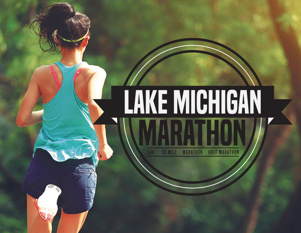 Lake Michigan Marathon Logo Creative Genius Marketing