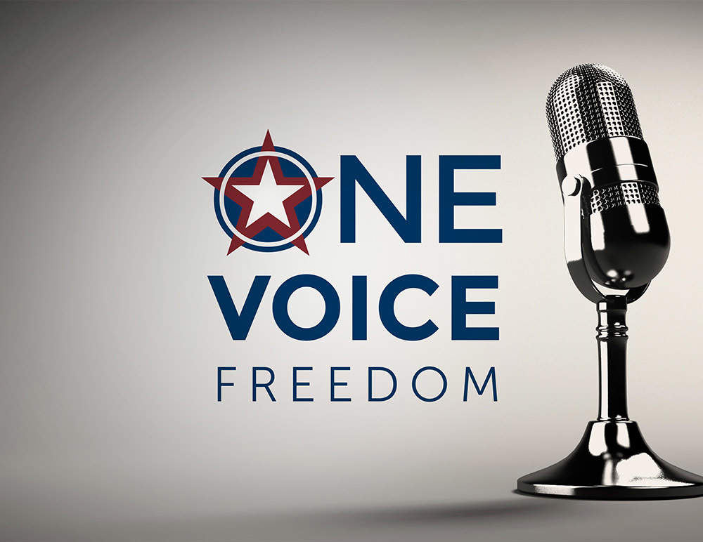 One Voice Freedom Logo Design