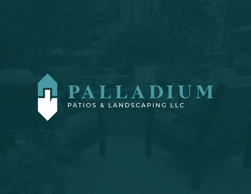 Palladium Patios And Landscaping LLC Logo Design