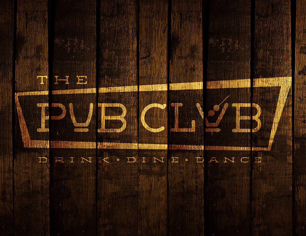The Pub Club Logo Design - Old World 3rd Street Bar