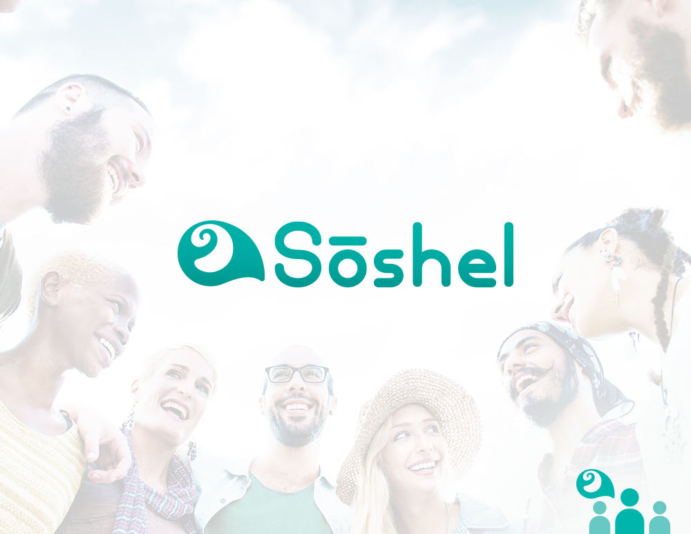 Soshel Logo Design - Social Media Platform Founded in Milwaukee, WI