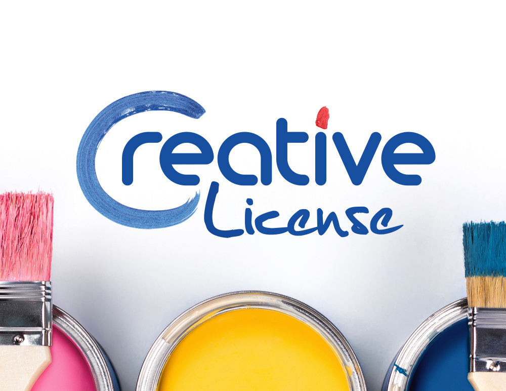 Creative License Logo Design