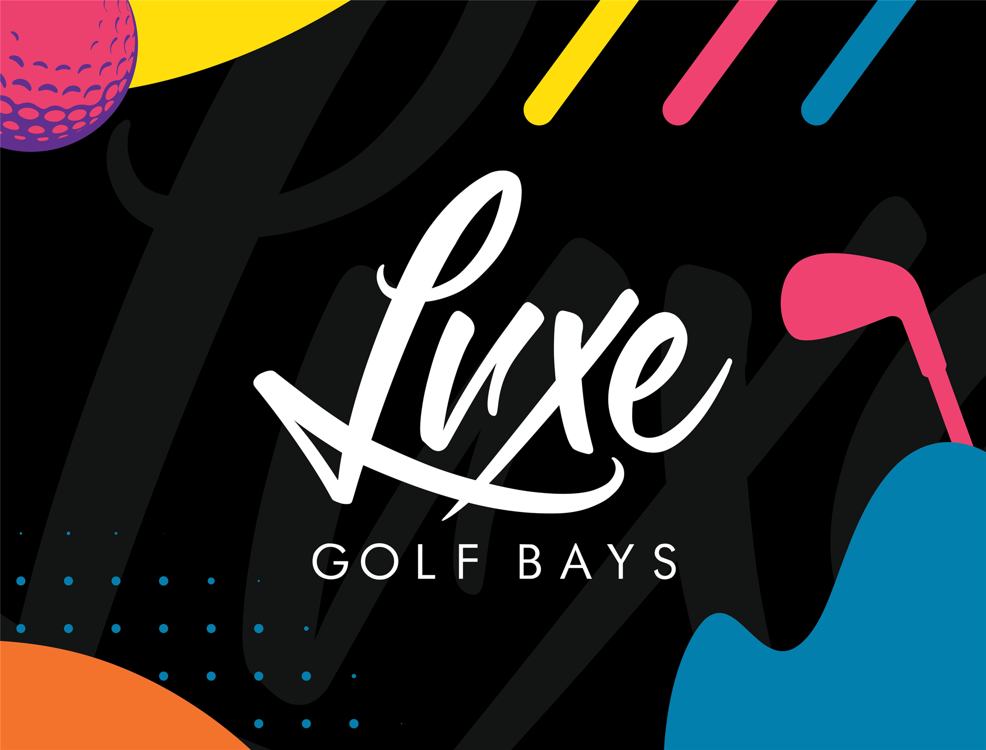 Luxe Golf Bays Logo Design