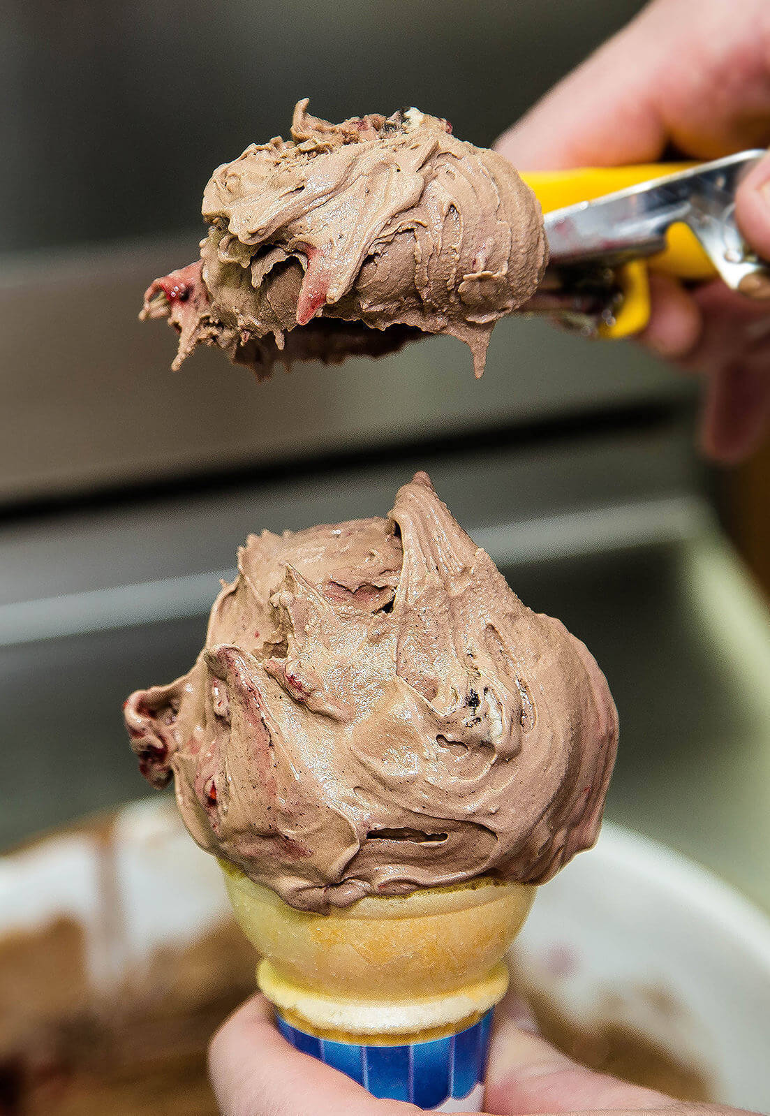 Chocolate Ice Cream photographed by iNET 
