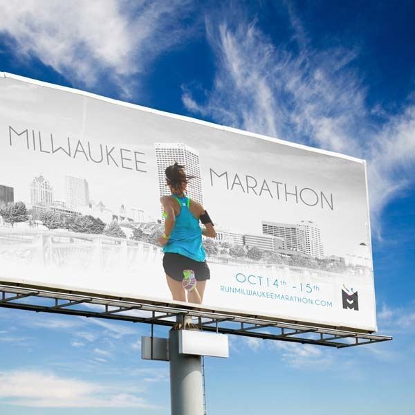 Billboard for Milwaukee Marathon