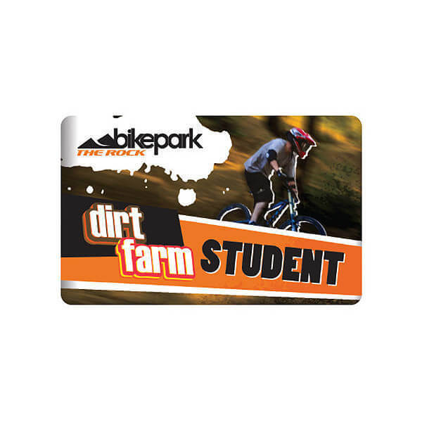 Rock Bike Park Membership Cards - Student Custom Membership Cards